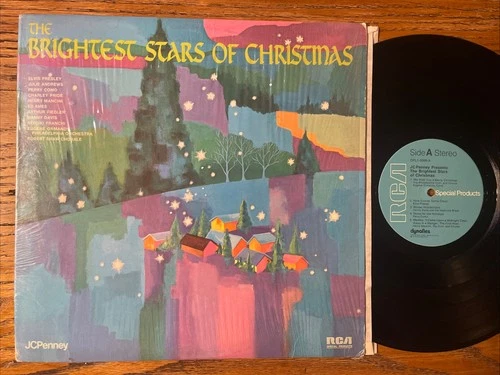 The Brightest Stars Of Christmas Various V/A LP RCA Elvis Presley + Shrink EX!!!