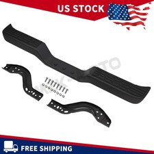 For 1989-1995 Toyota Pickup Black Steel Rear Step Bumper Assembly W Bracket For 1989-1995 Toyota Pickup Black Steel Rear Step Bumper Assembly W Bracket
