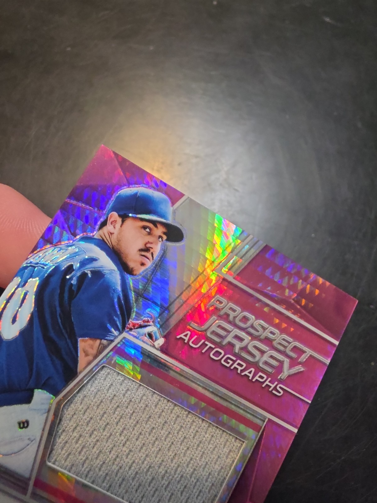 Jojo Romero 2019 Panini Chronicles Spectra Prospect Jersey Auto #/49, Patch Auto view 6