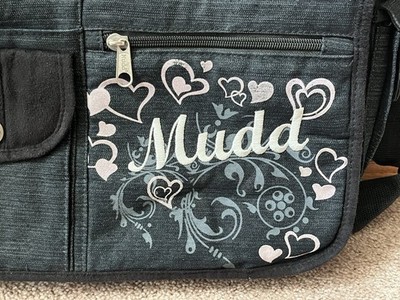 Mudd Vintage Y2K 90s 2000s Messenger Bag Laptop Canvas Crossbody