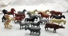 1950's Marx Playset Farm Horse Figures Cows & Stuart Horses