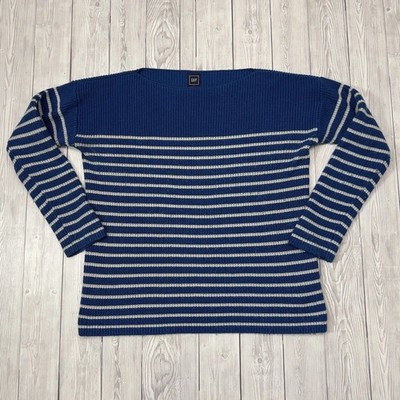 GAP blau-weiß gestreifter Merino Mix Pullover Gr. L (14-16)
