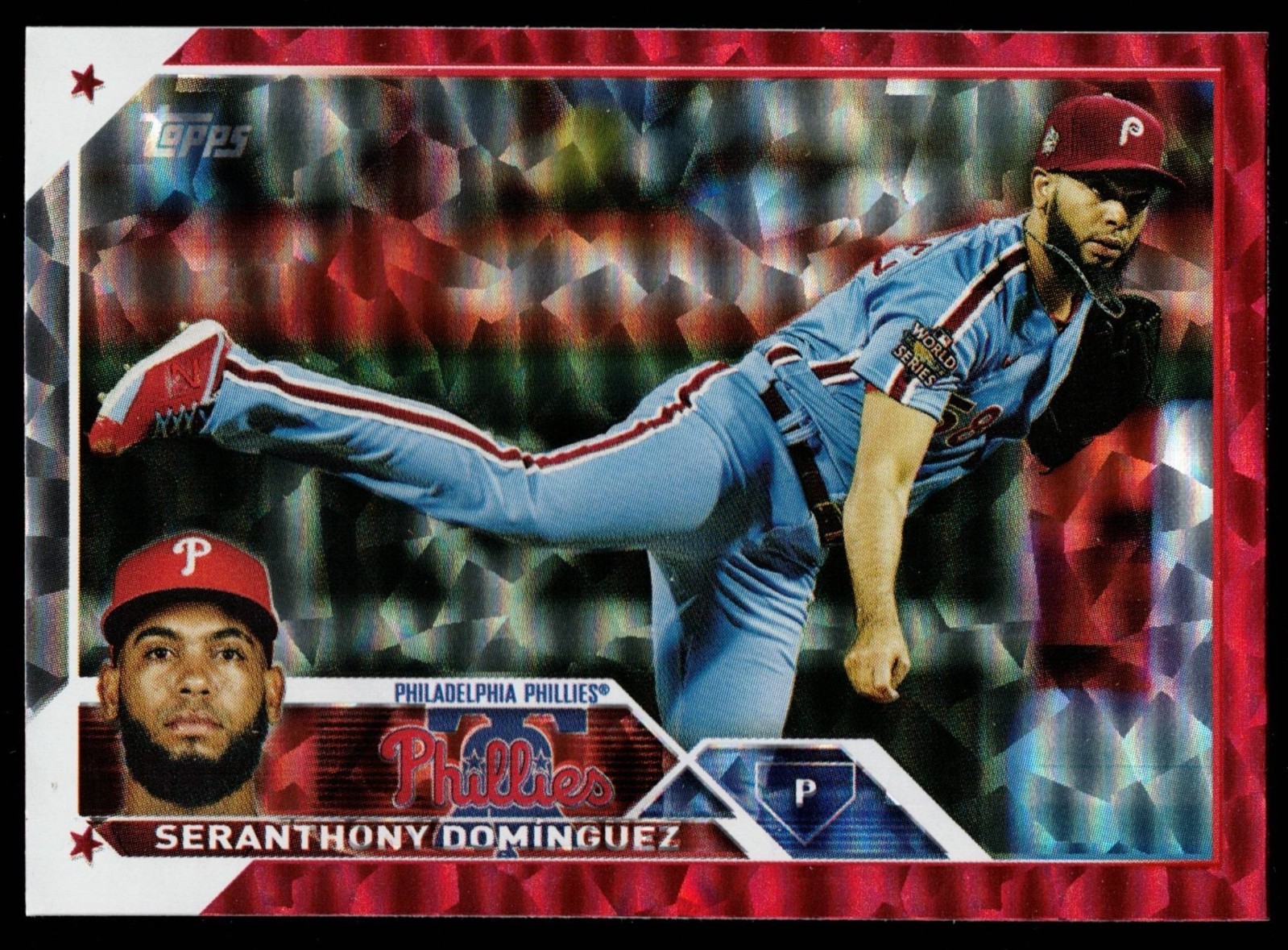 Seranthony Dominguez 2023 Topps Update Series Red Foil /199 #US278 FREE SHIPPING