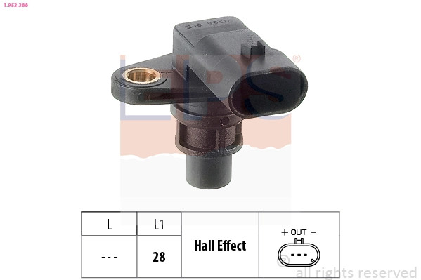 Sensor, Nockenwellenposition Eps 1.953.388 FüR OE 12 35 268 - 12 47 060-image