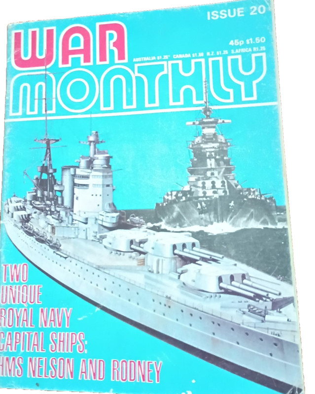 War Monthly Issue 20International Magazine, November 1975, Historical Military