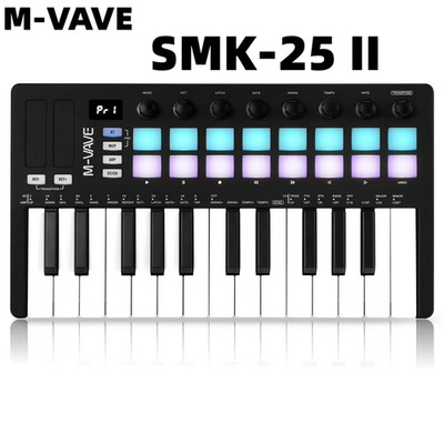  New/Sealed  M-VAVE MIDI Keyboard SMK-25 II