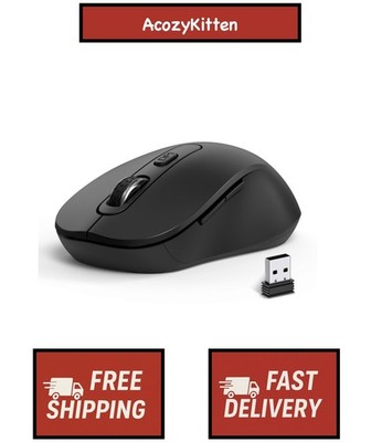 ACOZYKITTEN Wireless Mouse 2.4G Ergonomic Mouse 2400 DPI Silent and Anti Slip...