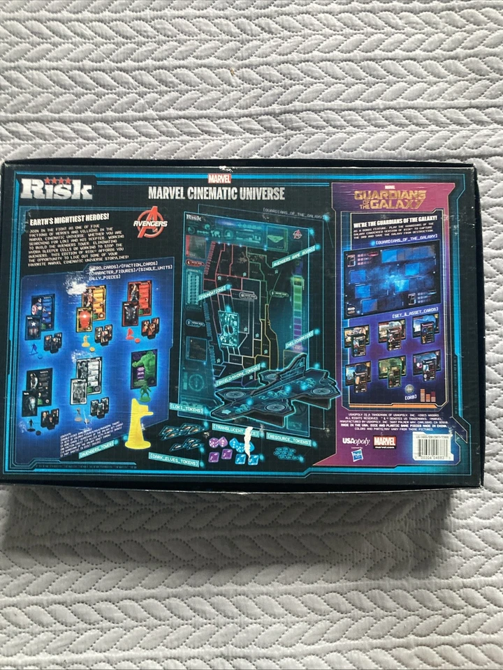 RISK MARVEL CINEMATIC UNIVERSE STRATEGIC CONQUEST GAME, 100% COMPLETE, See Pics. - Image 2 of 4