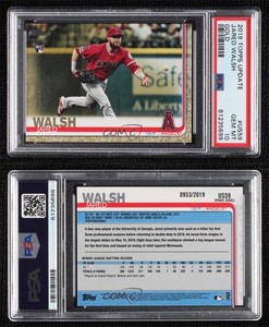 2019 Topps Update Gold /2019 Jared Walsh #US59 PSA 10 GEM MT Rookie RC
