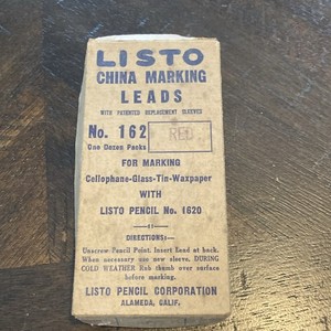 Listo China Antique Marking Leads No 162