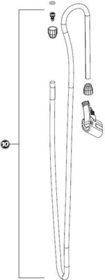 Park Tool 1099 - Complete head and hose assembly for PFP-4