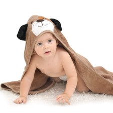 Hooded Baby Towels, Soft and Hypoallergenic Baby Bath Towels with Hood for To...