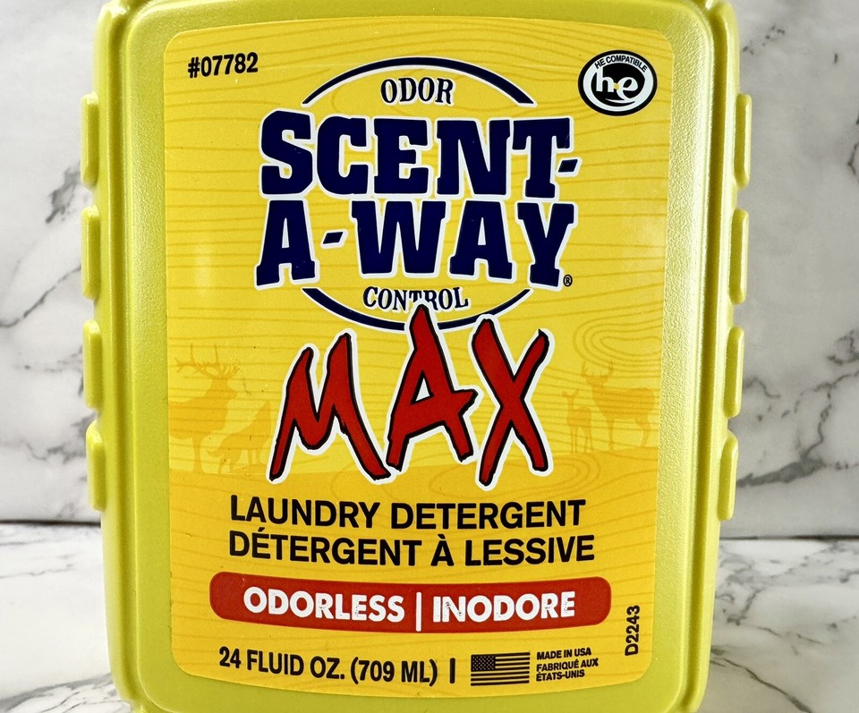 ScentAWay Laundry Detergent Scent Away Max Hunting Soap Odorless