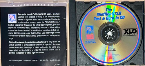 SHEFFIELD Lab CD 10041-2-T: The Sheffield / XLO Test & Burn-In CD - 1994 USA NM - 第 3/5 張圖片