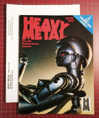 Heavy Metal Magazine - July 1981 - Original Mailing Cover | eBay