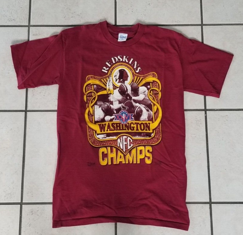 VTG Washington Redskins Super Bowl XXVI NFC Champs Size Med Single ...