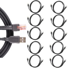 10pcs 6FT USB Cable For Symbol DS3478 DS3508 DS6607 DS6878 DS9808 CBA-U01-S07ZAR