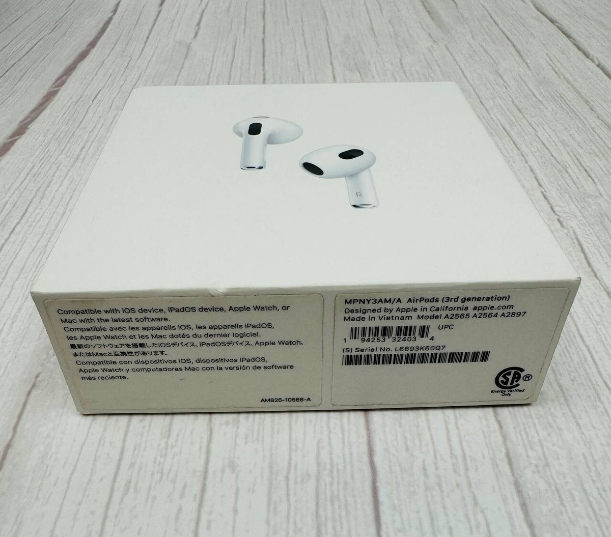 Original Apple AirPods 3rd GEN lightning A2564 A2565 A2897 Original Apple AirPods 3rd GEN lightning A2564 A2565 A2897