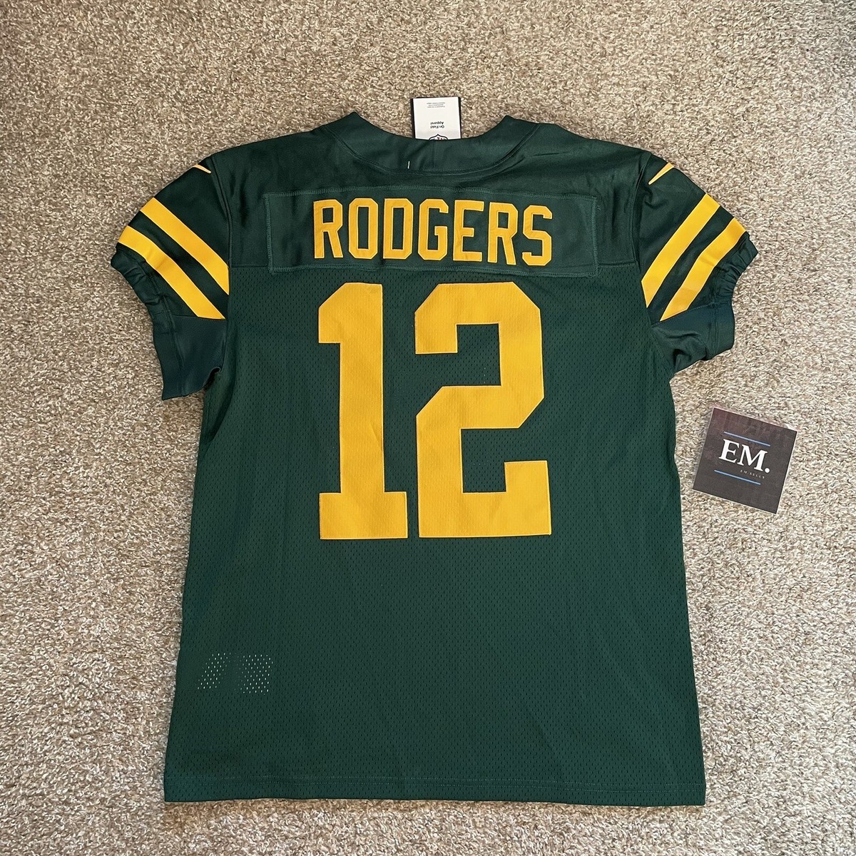 NIKE - RODGERS 　NIKE　ウェアー Men's Size 44 Aaron Rodgers Throwback Green Bay Packers Nike