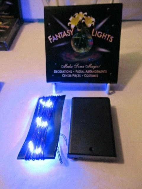 LOTE/12 Fantasía Batería Micro Arroz 36" Alambre Cobre Hada Cadena 35 Luces Foto 4 de 4