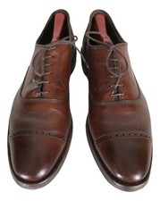 Allen Edmonds Fifth Avenue Mens Brown Captoe Oxford Dress Shoes 11B USA