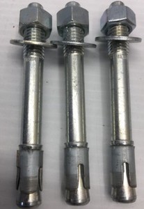 3-NEW HILTI RED HEAD ANCHOR BOLTS (1/2” x 4 1/2”)