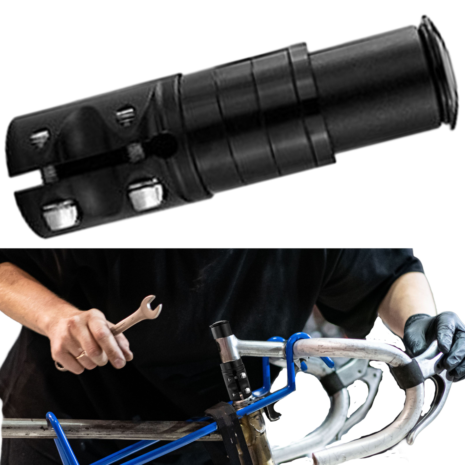 Cycling Fork Extension Outdoor Height Adapter Disassemble Bike