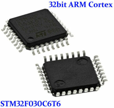 IC STMicro STM32F030C6T6 32bit ARM Cortex M0 Microcontroller 48MHz 32kB 48-Pin