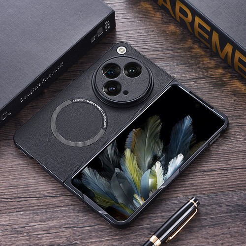 For OnePlus Open PU Leather Magnetic Case Slim Shockproof Mag Safe Compatible - Picture 9 of 15