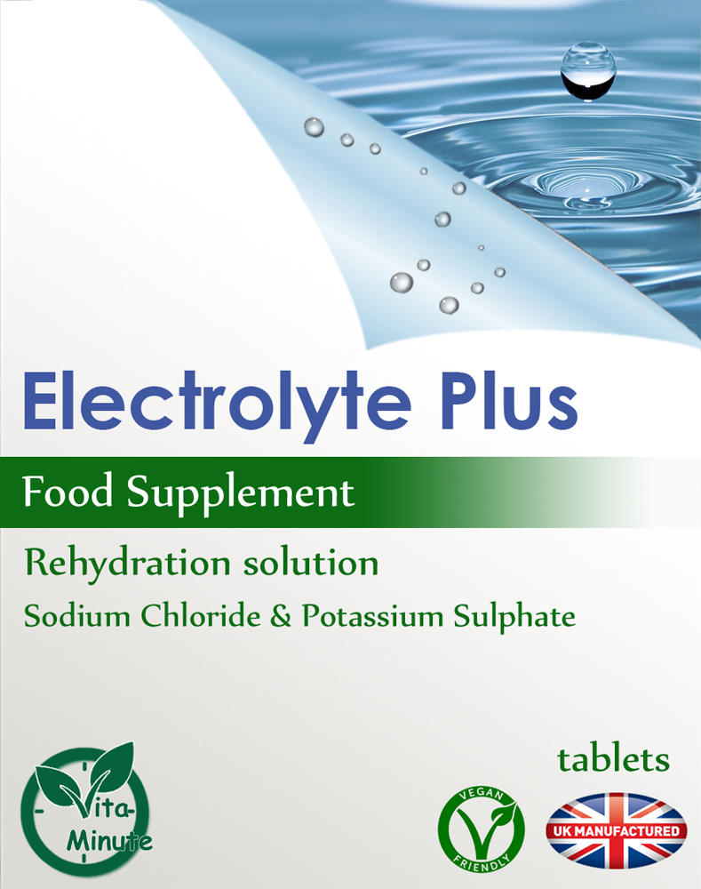 180 x Electrolyte Tablets, Salt Replacement, Potassium Sodium Chloride