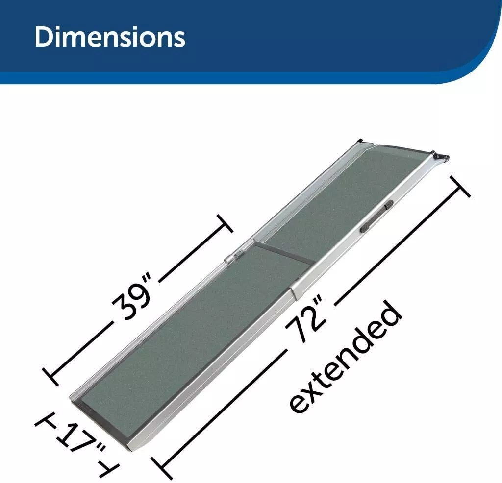 Deluxe telescoping pet clearance ramp