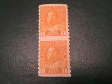 ICOLLECTZONE Canada #126 imperfects pair VF hinged