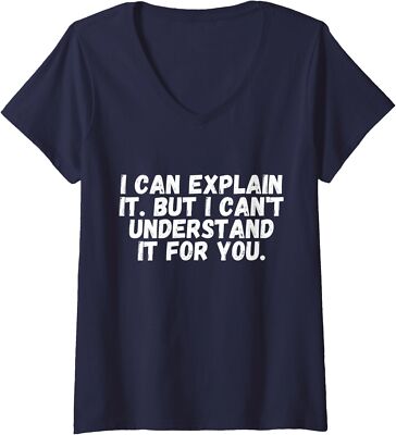 Nerd Computer Scientist Code Geek System Present Ladies' V-Neck Tshirt
