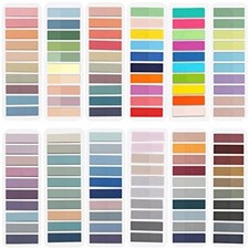 2400 Pcs Sticky Note Tabs Colored Page Markers Book Flags Index Tabs