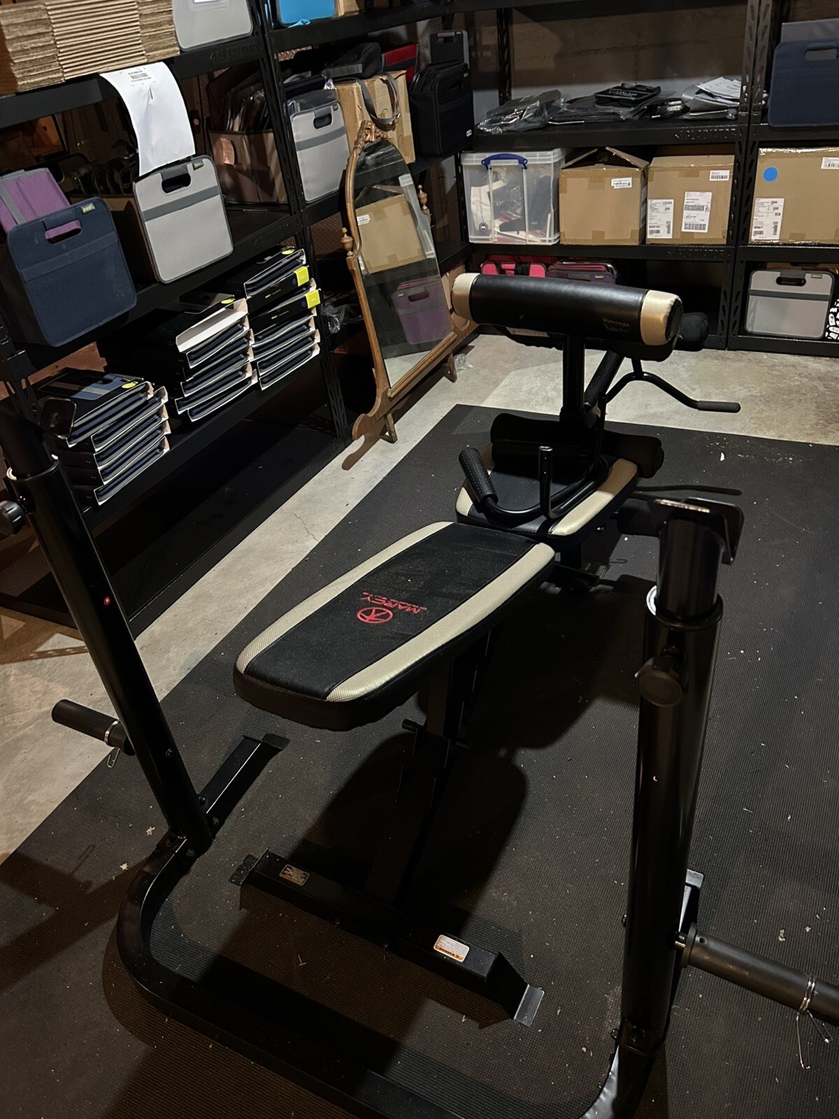 Marcy Olympic Weight Bench With Preacher Curl And Leg Developer eBay
