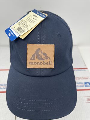 Montbell Unisex Cap Size Small Ball Cap Navy Blue new Ships From USA