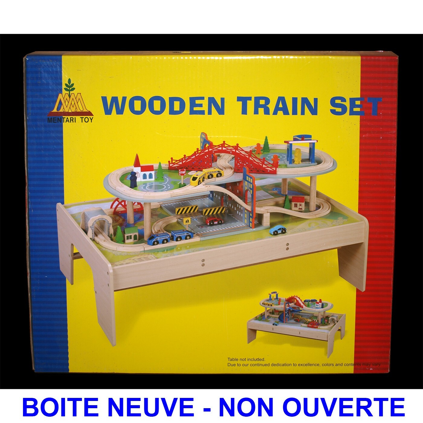 Train en bois Malte PTB 01578 une idée cadeau d'anniversaire idéale pour enfant
