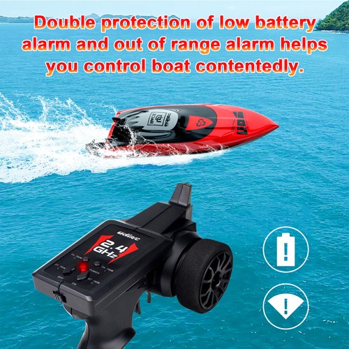 Udirc RC Electric Racing Boat 2.4G Remote Control High Speed Boat for Adults Kid - Picture 32 of 74