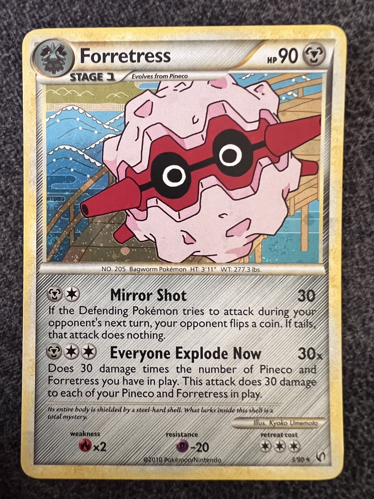 Forretress 3/90 Holo Rare Pokemon Card NM/LP