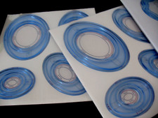 Creative Memories Custom Cutting, mat blades, Ovals, Circles, Celestial Patterns