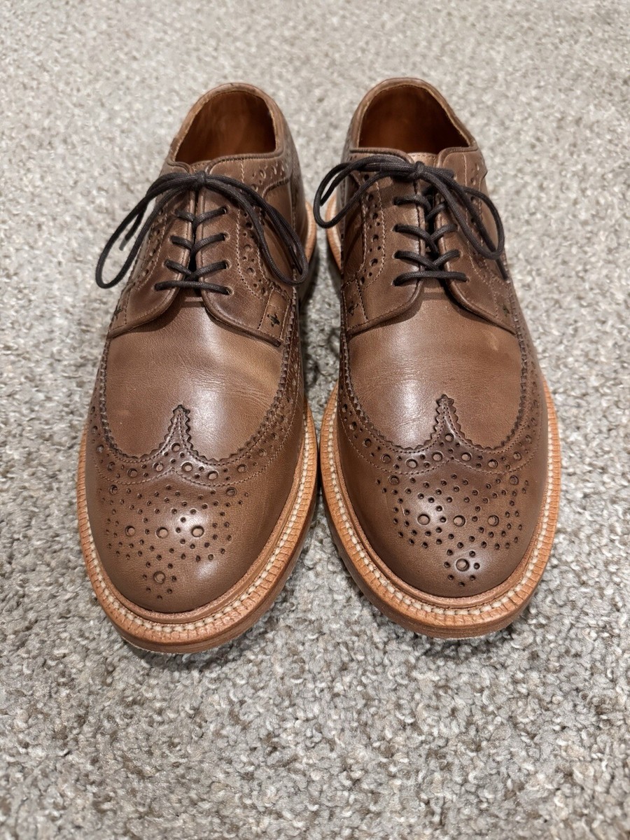 Grant Stone Longwing Dune Chromexel Men's Leather Shoes Size 6.5D