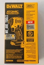 Dewalt DCF850B 3-Speed Brushless 20V Cordless 1/4" Impact Driver ATOMIC Compact