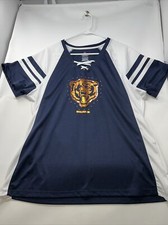 MAJESTIC Women's Chicago Bears NFL Lace-Up V-Neck Shirt Size XXL EUC