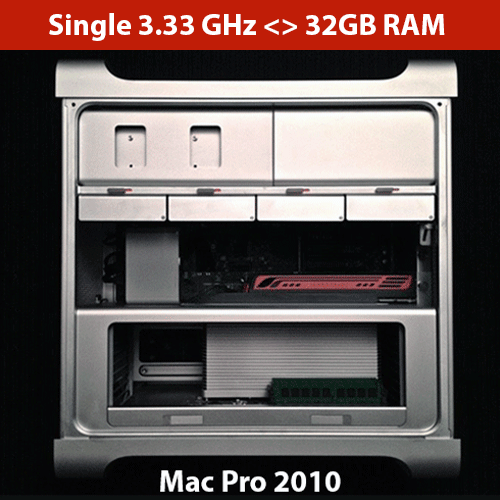 2010 Mac Pro | 3.46 GHz 6-Core | 32GB | 1TB HDD | ATI HD 5770 - Picture 3 of 3