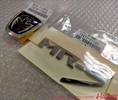 TOYOTA MR2 Roadster Spyder ZZW30 Genuine Front Blue & Rear MR-S