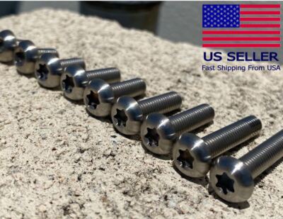 M5 Titanium Button Head Bolts Torx T25 8,10,12,15,16,18,20,25,30,35 mm x 0.8mm