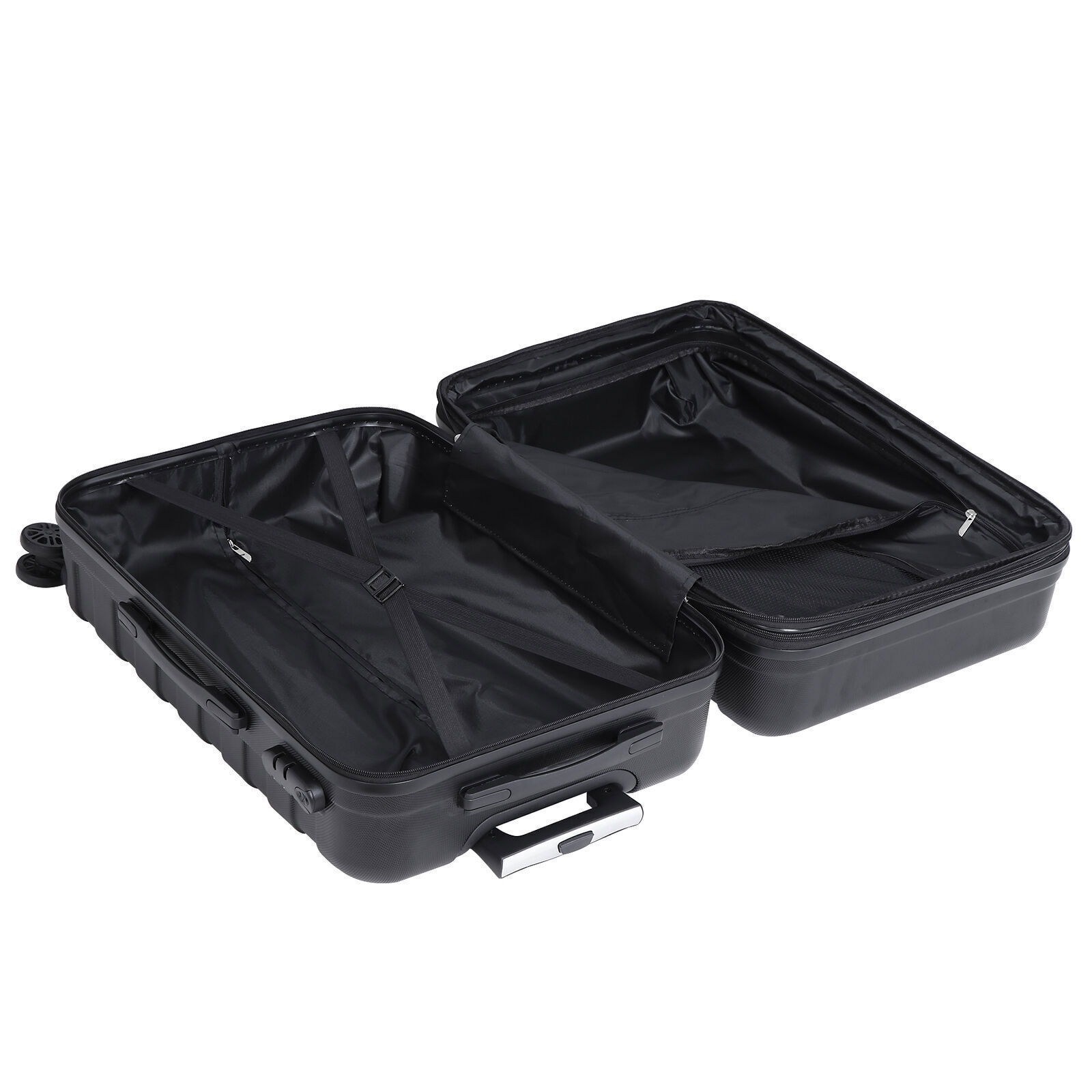 Suitcase Carry-On Set Hardside Expandable Spinner Travel Business w/4-Wheel 3PCS