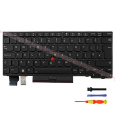 Backlit Keyboard for Lenovo Thinkpad X280/A285/X390/X395/L13 Gen1 UK Layout