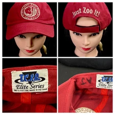 Just Zoo It Cleveland Zoological Society Red Hat Cap Adjustable