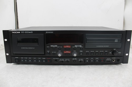 Tascam CC-222MKII CD Recorder Cassette Deck Analog Multi Track Rack ...